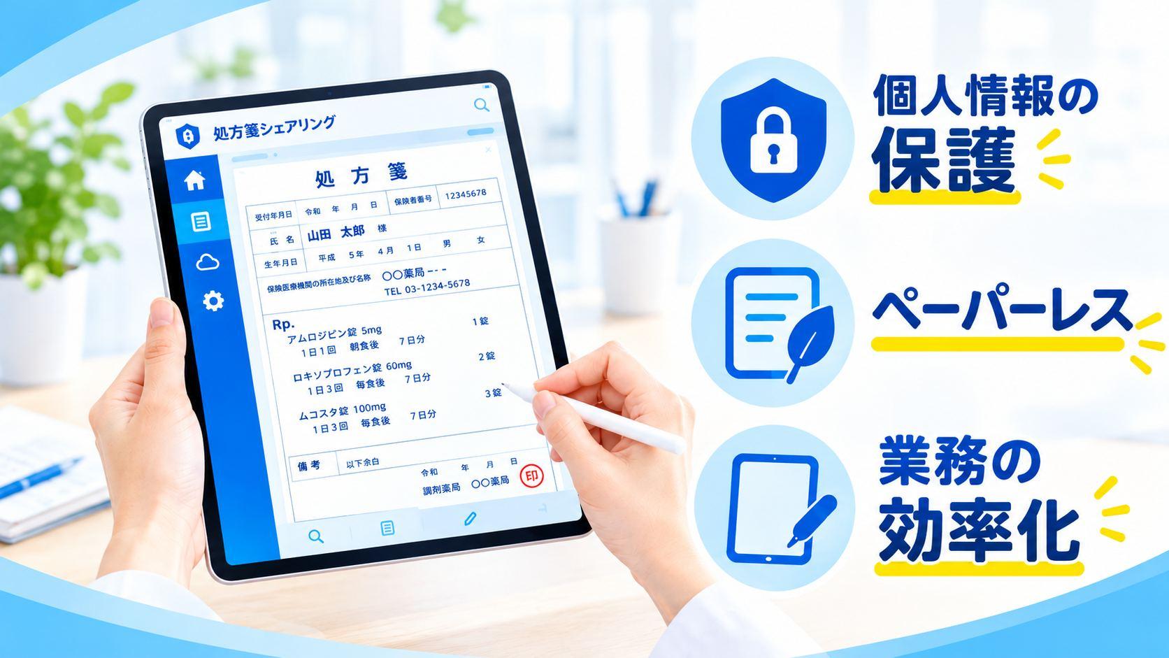 iPadとApple Pencilを活用した個人情報の保護とペーパーレス化